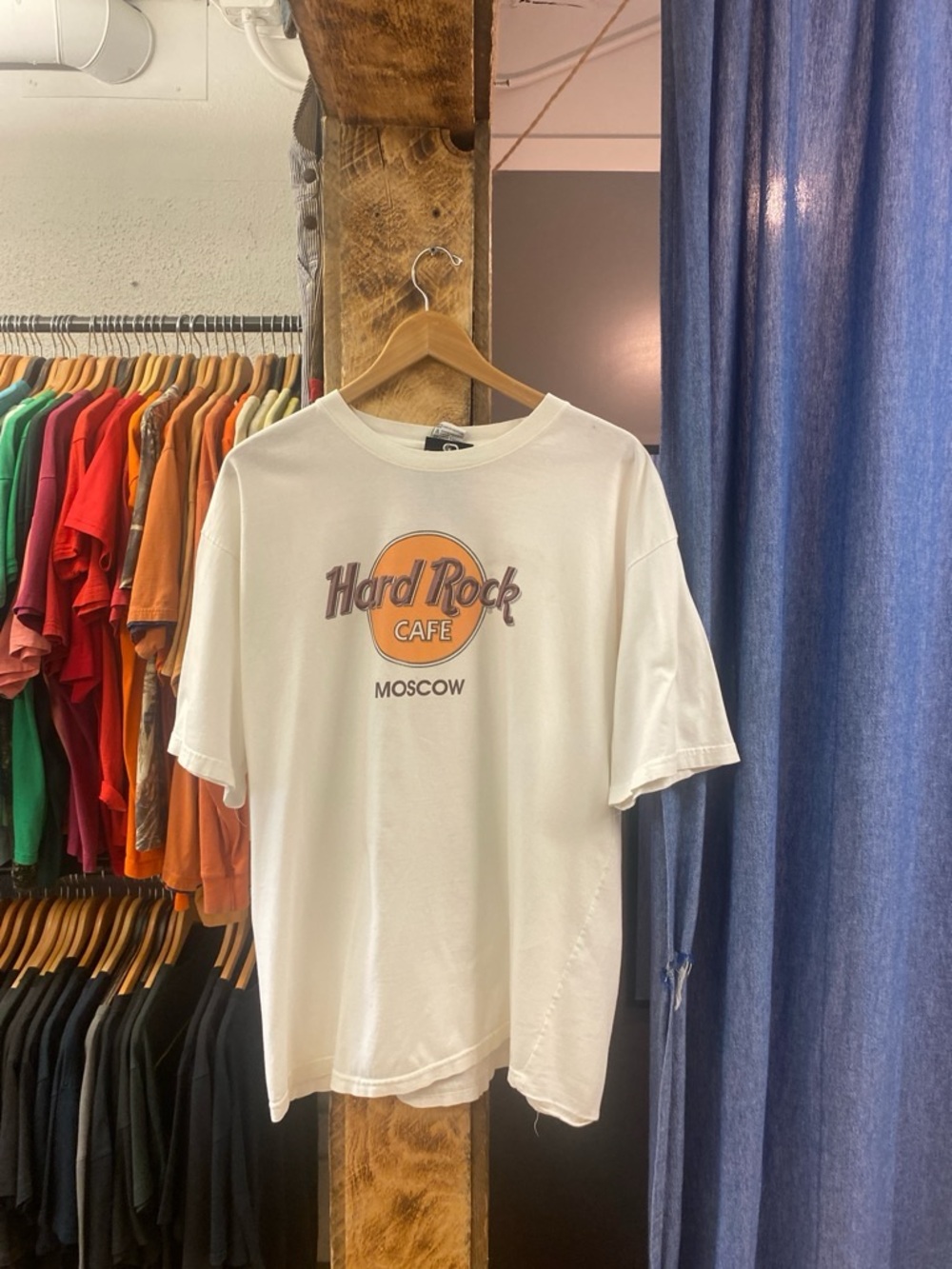 Vintage Hard Rock Cafe Moscow White Tee